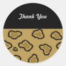 Search for leopard print thank you stickers Wild