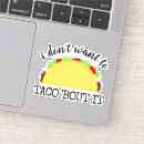 Search for taco joke stickers Food pun