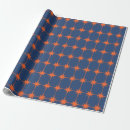 Search for orange and blue wrapping paper Stars