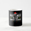 Search for eat cookies mugs Santa