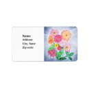 Search for zinnia return address labels Botanical