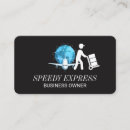 Search for courier delivery business cards Professional