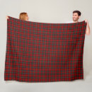 Search for clan tartans blankets Red