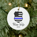 Search for police christmas tree decorations Back the blue