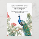 Search for elegant peacock postcards Bird