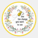 Search for be the change stickers Inspirational quote