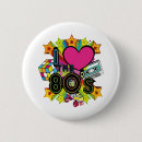 Search for funny 80s badges Music
