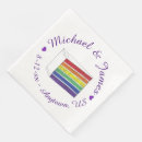 Search for gay wedding napkins Pride