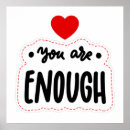 Search for you are enough posters Inspirational