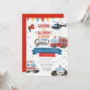 Search for first responder invitations Fire truck