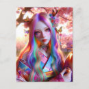 Search for etheric postcards Beautiful woman