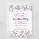 Search for purple silver christmas invitations Snowflake