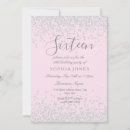 Search for glitter sweet 16 invitations Party