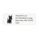 Search for scotty dog return address labels Puppy