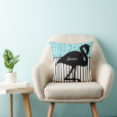 Search for black and white flamingo cushions For her