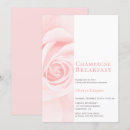 Search for champagne shower invitations Rose
