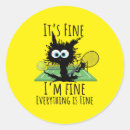 Search for everythings fine stickers Funny