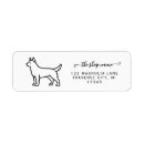 Search for cattle dog return address labels Pets