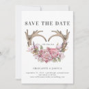Search for antler save the dates Watercolor