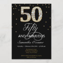 Search for diamond birthday invitations Black