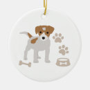 Search for jack russell dog christmas tree decorations Puppies