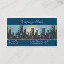 Search for skyscraper business cards Silhouette