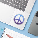 Search for sign for peace stickers Purple