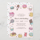 Search for sweets and treats birthday invitations Cake