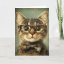 Search for cat in glasses cards Kitten