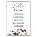 Search for burgundy table cards Rustic
