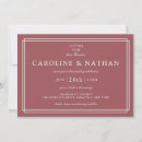 Search for cinnamon rose wedding invitations Minimalist