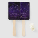 Search for wedding program hand fans Bride to be