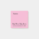 Search for baby shower post it notes Pink
