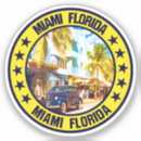 Search for miami beach florida stickers Retro