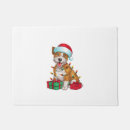 Search for corgi christmas doormats Pug