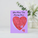 Search for piece of my heart postcards Valentine