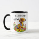 Search for cartoon dachshund mugs Illustration
