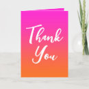 Search for hot pink thank you cards Modern