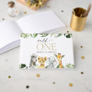 Search for 1st birthday guest books Safari animals