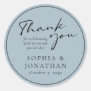 Search for thanks for celebrating with us wedding stickers Bride