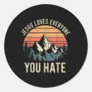 Search for hate christmas stickers President