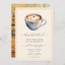 Search for coffee save the dates Cream