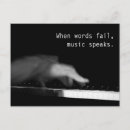 Search for music keyboard postcards Black and white