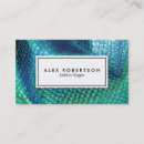 Search for mermaid scales business cards Blue