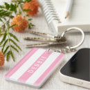 Search for and pink stripe rectangular key rings Lines