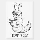 Search for book worms magnets Books