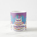 Search for happy birthday cake mugs Colourful