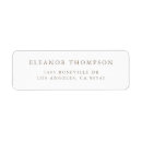 Search for taupe return address labels Typography