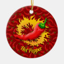 Search for hot pepper christmas tree decorations Chilli