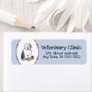 Search for vet return address labels Dog